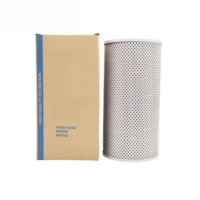Excavator Hydraulic Filter Spare parts For Komatsu PC200-3 07063-01142 195-60-16320 HF6356 P551142 H-5609 H0004 FO1824 P550151