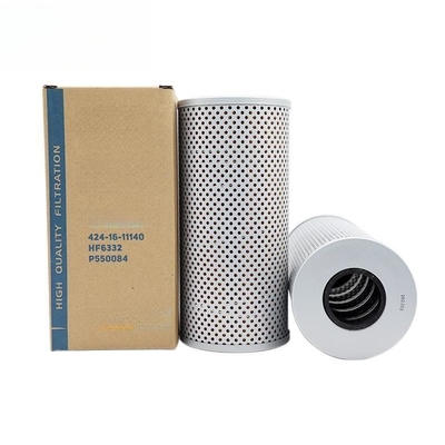 For Komatsu Equipment Hydraulic Oil Filter 424-16-11140 HF6332 P550084 385-10100021 385-10100022 J86-30140 AT136608 PT510 3I1480