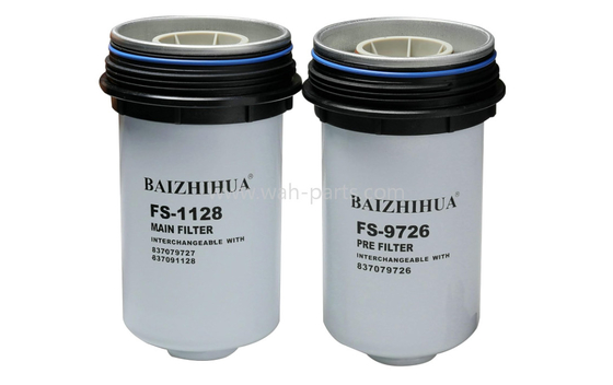 Fuel filter kit, replaceable V837091436, 837079726+837091128 Compatible with Agco Massey Ferguson 4608 4707 models