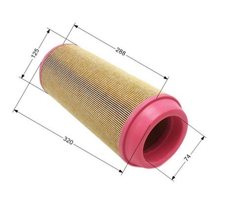 C14200 AF25727 Compressor Air Filter , 32/925254 S7512A Bobcat Air Filter